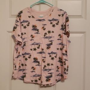 Printed old navy tee size XXL